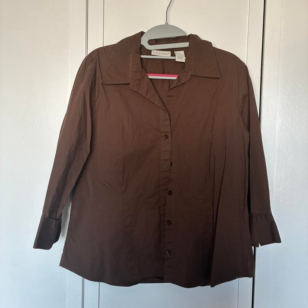 Kim rogers brown cotton